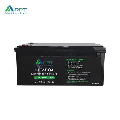 Chine 12.8V 400Ah LiFePO4 Remplacement d'acide plomb 8000 cycles Batterie au lithium à vendre