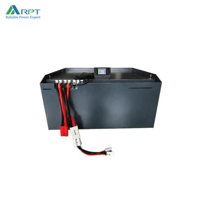 China 1280Wh 100Ah AGV Lithium Ion Battery 25.6V AGV Battery Systems for sale