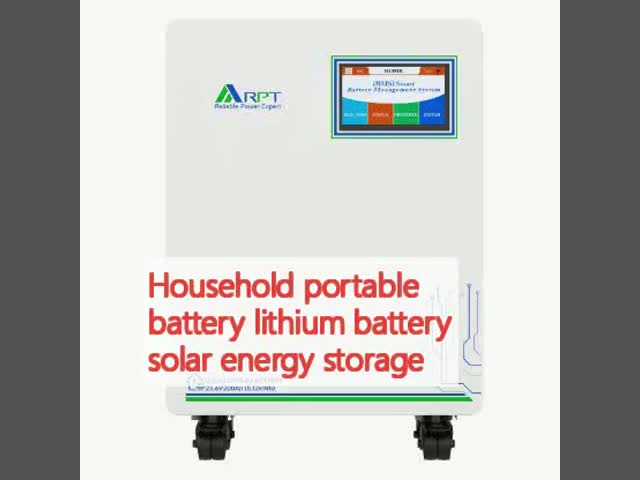 Household portable battery lithium battery solar energy storage