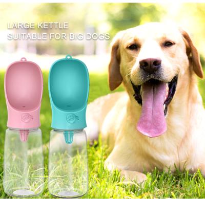 China Sustainable Wholesale portable 500ml foldable insulated plastic cats and dogs pets outdoor travel portable drinking water bottle bowl for sale