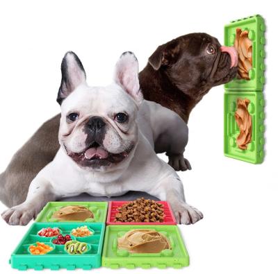 China Sustainable Wholesale custom pet lick mat feeder dog lick mat eco-friendly pet slow feeder silicone lick mat pet for sale