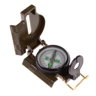 China Other New Loveslf Function US Army Military Green Multi Function Outdoor Folding Lens Portable Folding Camping Hiking Compass for sale