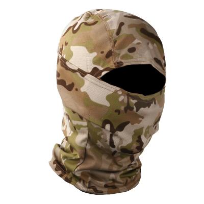 China Full Smoke Screen Tactical Camouflage Balaclava Face Mask CS Wargame Army Hunting Sports Helmet Liner Recycling Hat for sale