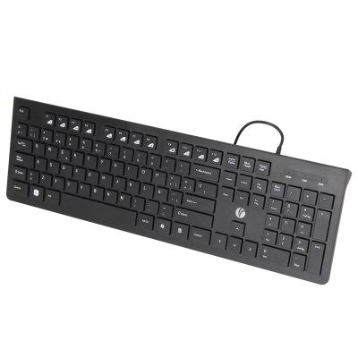 China VCOM plug and play ready to ship multiple language USB wired spanish keyboard layout for sale