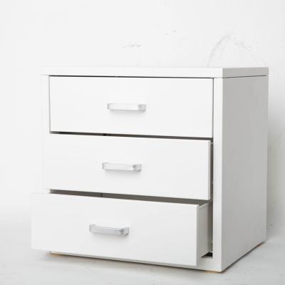 China KD structure receive ark sliding drawer box metal 3 drawer storsge table cabinet for sale