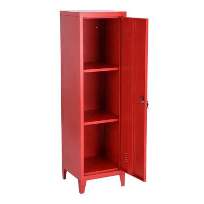 China Kids Adjustable Modern Tall Metal Wardrobe Cabinet Single Door (Other) for sale