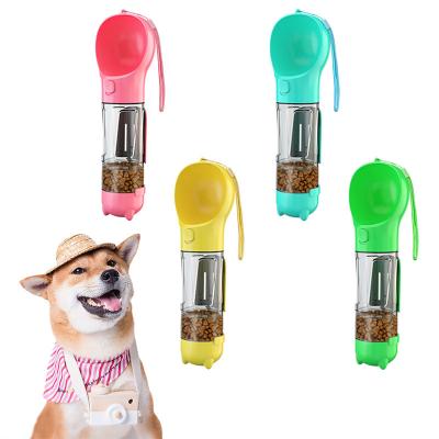 China Viable All in 1 Multifunctional Water Bottle for Dogs Dog Driver Outdoor Travel Bottle for sale