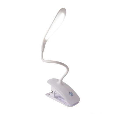 China Smart Rechargeable Eye-Care Led Lamp Folding LED Battery Operated Book Lamp With Clip for sale