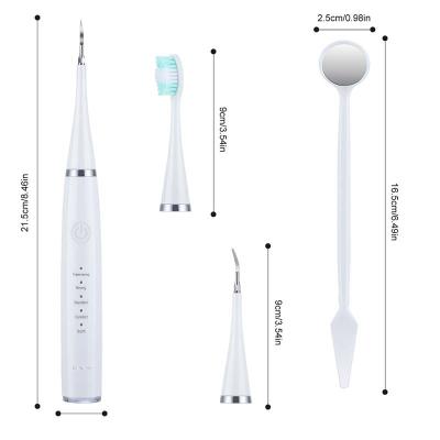 China Oral Regenerative Ultrasonic Teeth Whitening Kit Oral Hygiene Tartar Removal Device Plaque Remover Tool Dental Calculus For Teeth Cleaning for sale