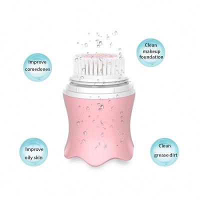 China Electric Automatic Remover Manual Makeup Remover Wash Acne Treatment Face Facial Cleansing Brush for sale