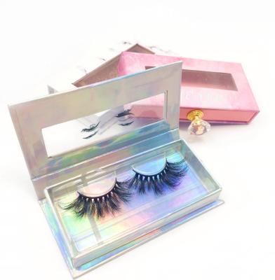 China Custom Seller Real Mink Lashes Natural Soft Top Quality Fluffy Eyelash Tweezers Packaging Box 40A for sale