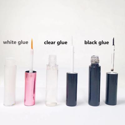 China Private Label Glue Wick Quickly Colored Dry Eyelash Non-Toxic Liquid Adhesive Glue for sale