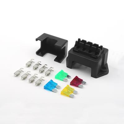 China 4 Way/4 Circuit Automotive Fuse Box For Auto Electrical System, Car Fuse Holder For Car Electrical System Controls 55.5*40.5 for sale