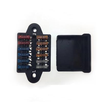 China 12 Way/12 Circuit Automotive Fuse Box For Auto Electrical System, Car Fuse Holder For Car Electrical System Controls 83mm*39mm*20mm for sale