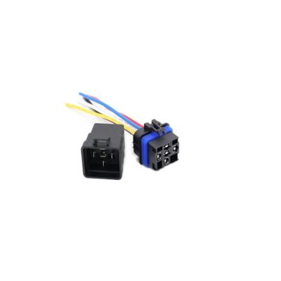 China Wholesale Universal AgSnO2 12V 4pin Automotive Relay KKA-B4 40A Waterproof Relay With Wire Harness for sale