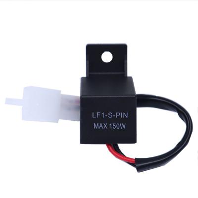 China KKA-LF1 12V 2 wires LED flasher for motorcycle turn signal, with wire harness KKA-LF1 plug for sale