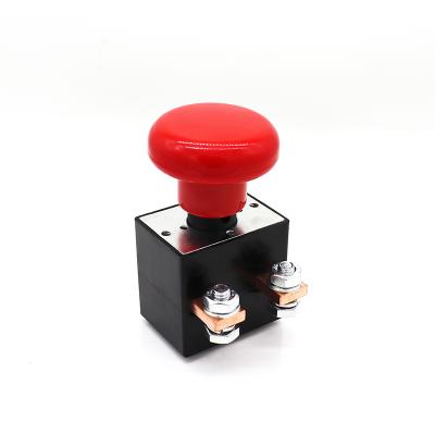 China AgCdO(12) DC12V 250A Emergency Stop Switch, Mushroom Button for Forklift, Electric Car, Excavator, DC Power Control for sale