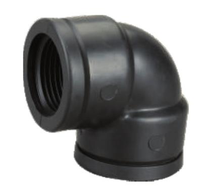 China 90 Degree Elbow Hose Fitting Equal PP for sale