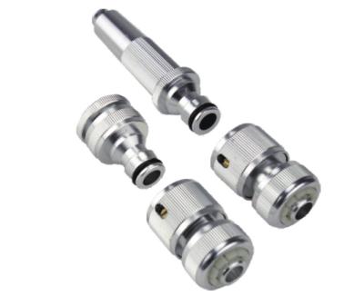 China High Quality Aluminum Metal Hose Connector Metal Hose Base Quick Connector Set for sale