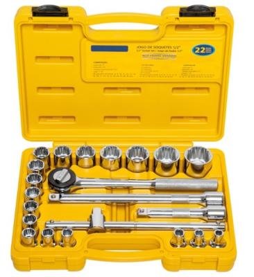 China Other 22PCS Socket Wrench Tool Kit Or 1/2