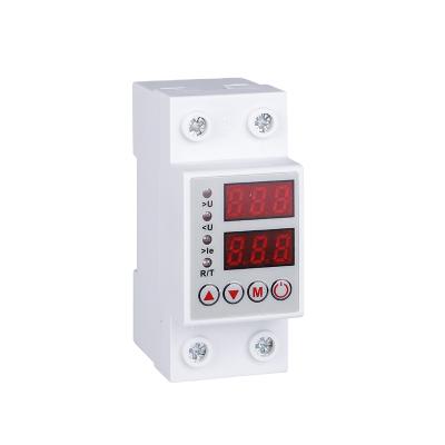 China JIW Digital Adjustable Voltage Protector Over and Under Voltage Protector for sale