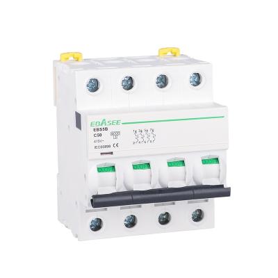 China nylon PA66 B, C, D curve mcb circuit breaker modular circuit breaker for sale