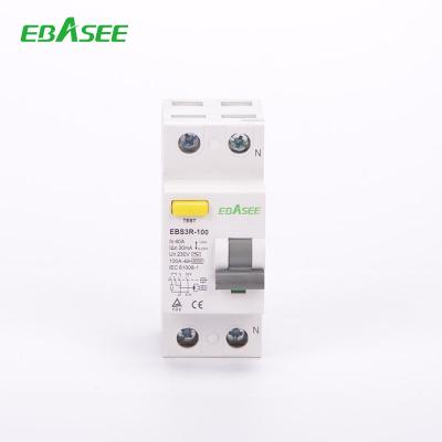 China New technology good price 16-100A 60Hz single phase elcb EBS3R for sale