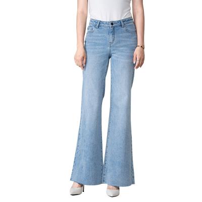 China Breathable 2023 Casual Wide Leg Pants Woman Jeans High Waist Loose Straight Denim Pant Oversize Long Trousers Women Wide Leg Jeans for sale