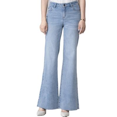 China Breathable The New Listing Sexs Flared Wide Leg Women Jeans Wholesale For Women for sale