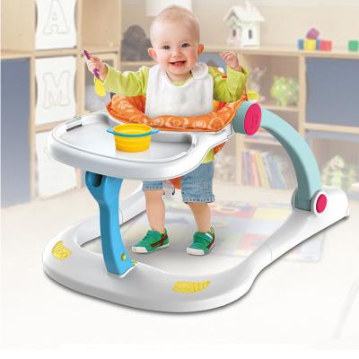 China 2021 New Multifunctional Toddler Kids Active Walking Training Funny Colorful ABS Study Walk Kids 4 In 1 Game Baby Walker for sale