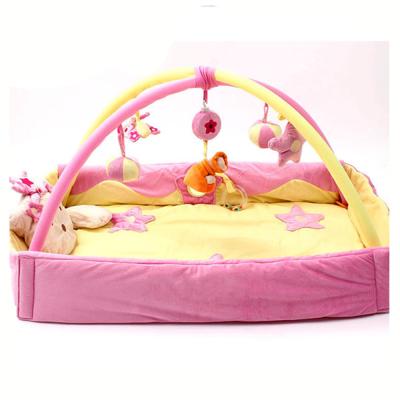 China Educational Toy Baby Play Mat Good Quality Newborn Infant Indoor Soft Portable Blanket With Music for sale