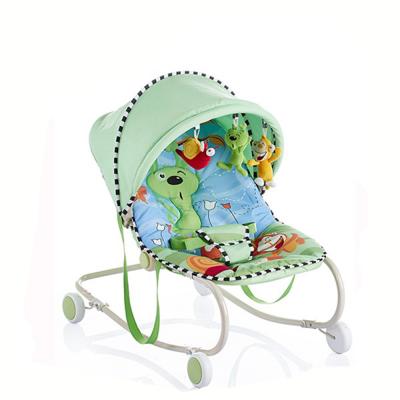 China Polyester Baby Cradle Automatic Swing Baby Swing Indoor Home Adjustable Rocker for sale