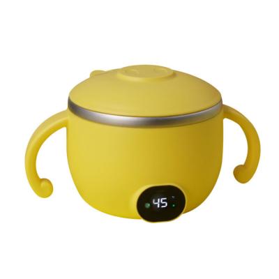 China Intelligent Constant Temperature Stainless Steel Baby Bowls Eating Constant Temperature Rechargeable Baby Feeding Bowl for sale