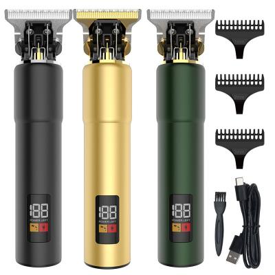 China Hotel T9 Hair Trimmer OEM Waterproof With Low Noise Popular Rechargeable Clipper Hair Cutting Machine for sale