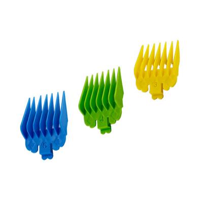 China Professional Hotel Clipper Accessories Attachment Universal Colorful Clipper Guide Comb Plastic Guard for sale