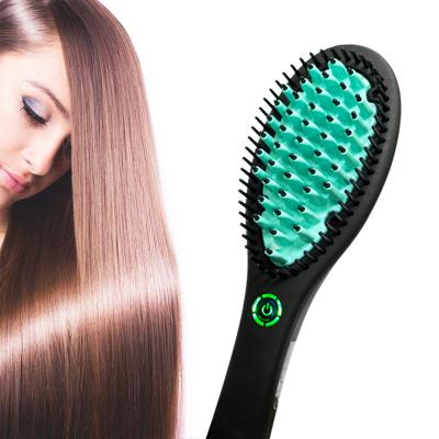 China Hot Outdoor Professional Hair Styler Hair Straightener Comb PTC Hair Straightener Hair Curler Comb for sale