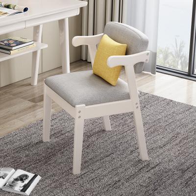 China European Student Study Writing Stool Office Chair Computer Chair Solid Wood Home Office Solid Wood Back Chair for sale