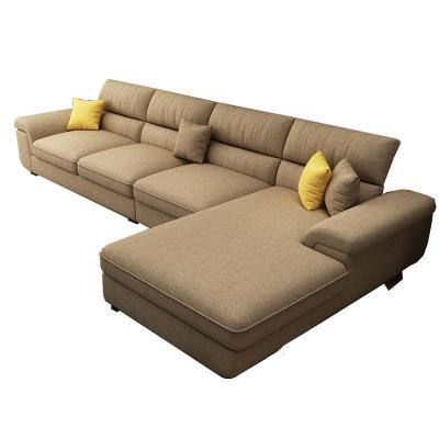 China (Height)Adjustable Furniture Factory Supplied Living Room Fabric Sofa Bed Home Living Room Furniture Sofa for sale