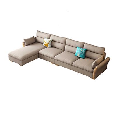 China Wholesale Modern Removable Cover Design L Shape Corner Sofa Set For Living Room Fabric Sectional Sofa for sale