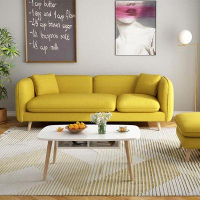 China Nordic Sofa Fabric Latex Sofa Home Furniture Set Modern Living Room I Style Removable Cover Fabric Sofa for sale