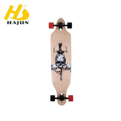 China Maple duck+aluminum truck+PU wheel customized professional cheap maple cruiser skateboard adult hoverboard longboard for wholesale for sale