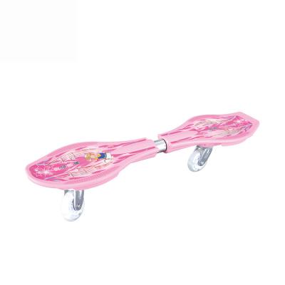 China Steel+ABS+PVC Wheels Good Quality Snake Board Stamina Two Board Wheels Skateboard For Kids Flash Wheels Aluminum Alloy for sale