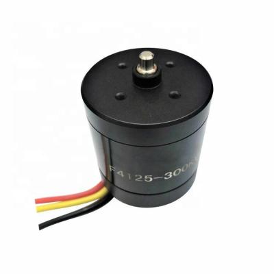 China 22.2v 300kv dc rc dc thruster drone robot underwater rov outrunner brushless motor 4125 for sale