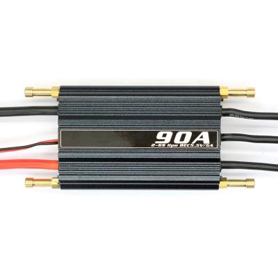 China RC Model Brushless Water Cooling Water Proof 90a Ship Rc Boat ESC for sale