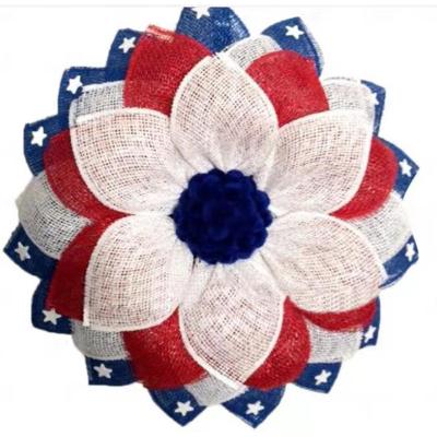 China Nice Independence Day Wreath Garland Decorations Family Holiday Decorations Flower Independence Day Easter for sale