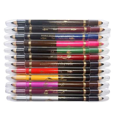 China Waterproof Eye Makeup Pencil High Quality Colors Customized Wooden Eyeliner Pencil for sale