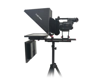 China Professional Tripod and Casters Included 21 Inch Dual Screen Teleprompter for Speech for sale