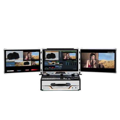 China Live Stream Broadcast Switch All-in-One 17.3 Monitor Portable Video Station with 1T ROM for sale