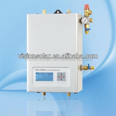 China SR982S Circulation Active Solar System Dual Line Solar Pump Station for sale