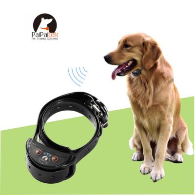 China Auto Sensitivity 5 Levels Adjustable Rechargeable No Barking Electronic Shock Collar for sale